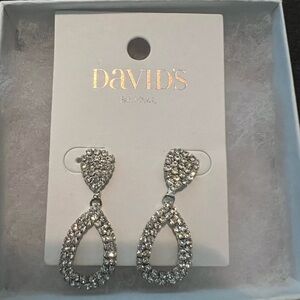 David’s Bridal earrings